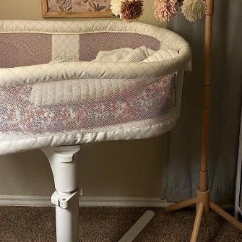 Floor-Standing Crib Mobile Arm - 57.8 Inch Wooden Mobile Arm for Crib - Movable